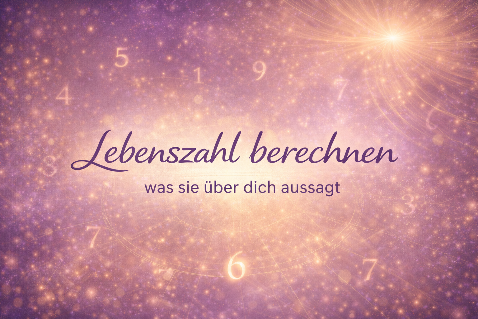 Lebenszahl berechnen – was deine Numerologie Zahl über dich aussagt in der Schweiz
